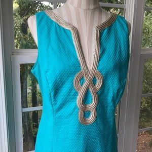 Lilly Pulitzer brocade dress